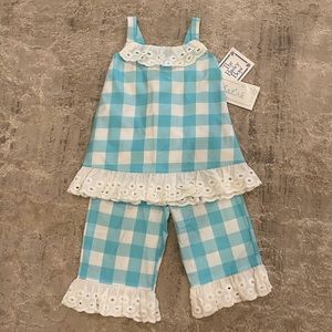 The Bailey Boys Chabre NWT capri pants set 2T